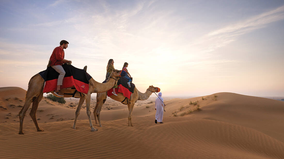 Camel Ride in Desert