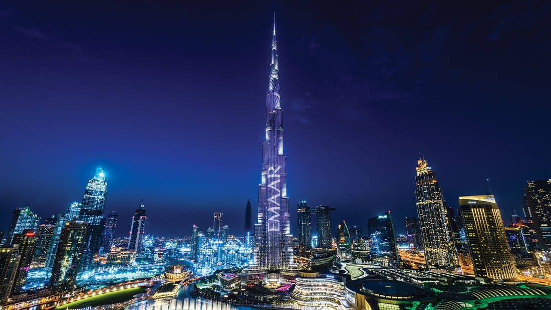 A view of the Burj Khalifa