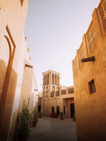 A view of Old Dubai