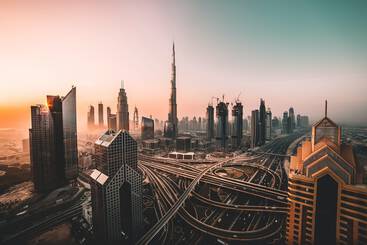 A view of Sheikh Zayed Road