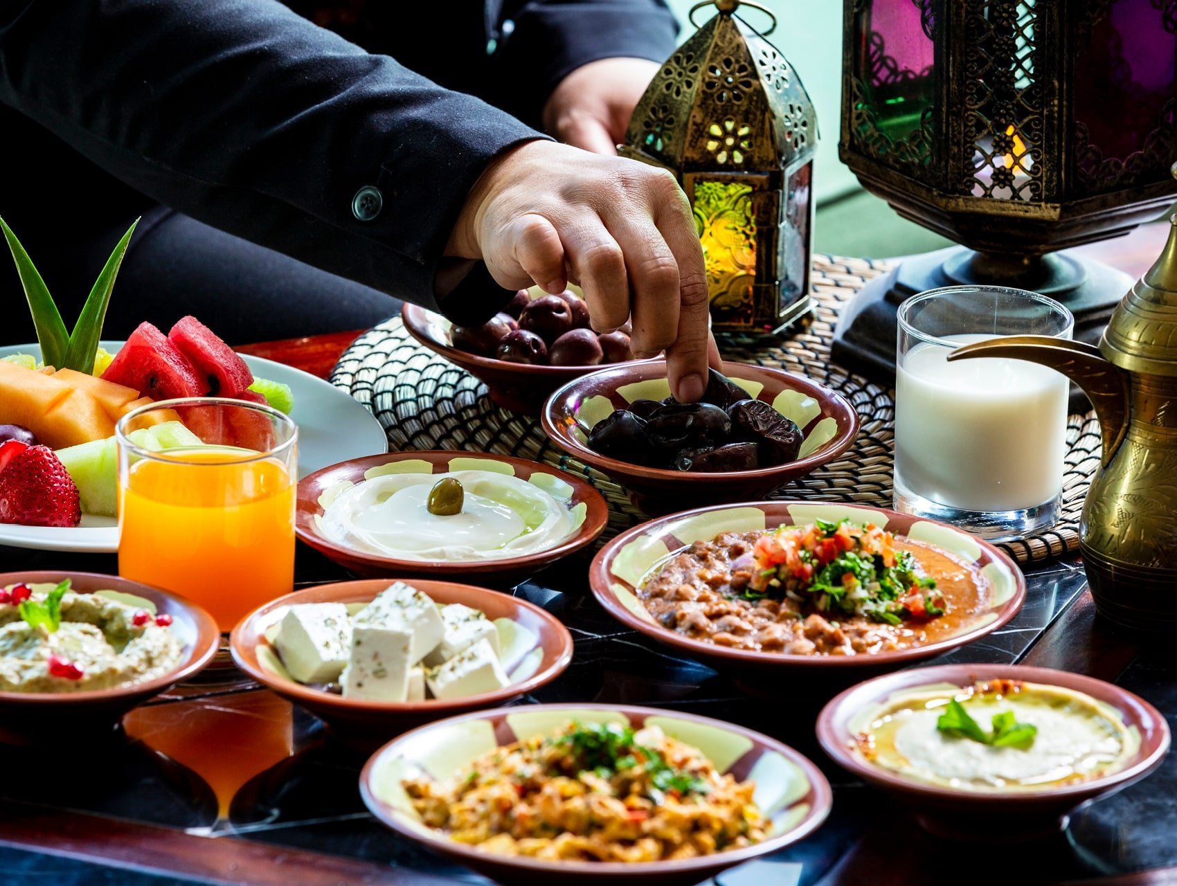 Iftar in the desert