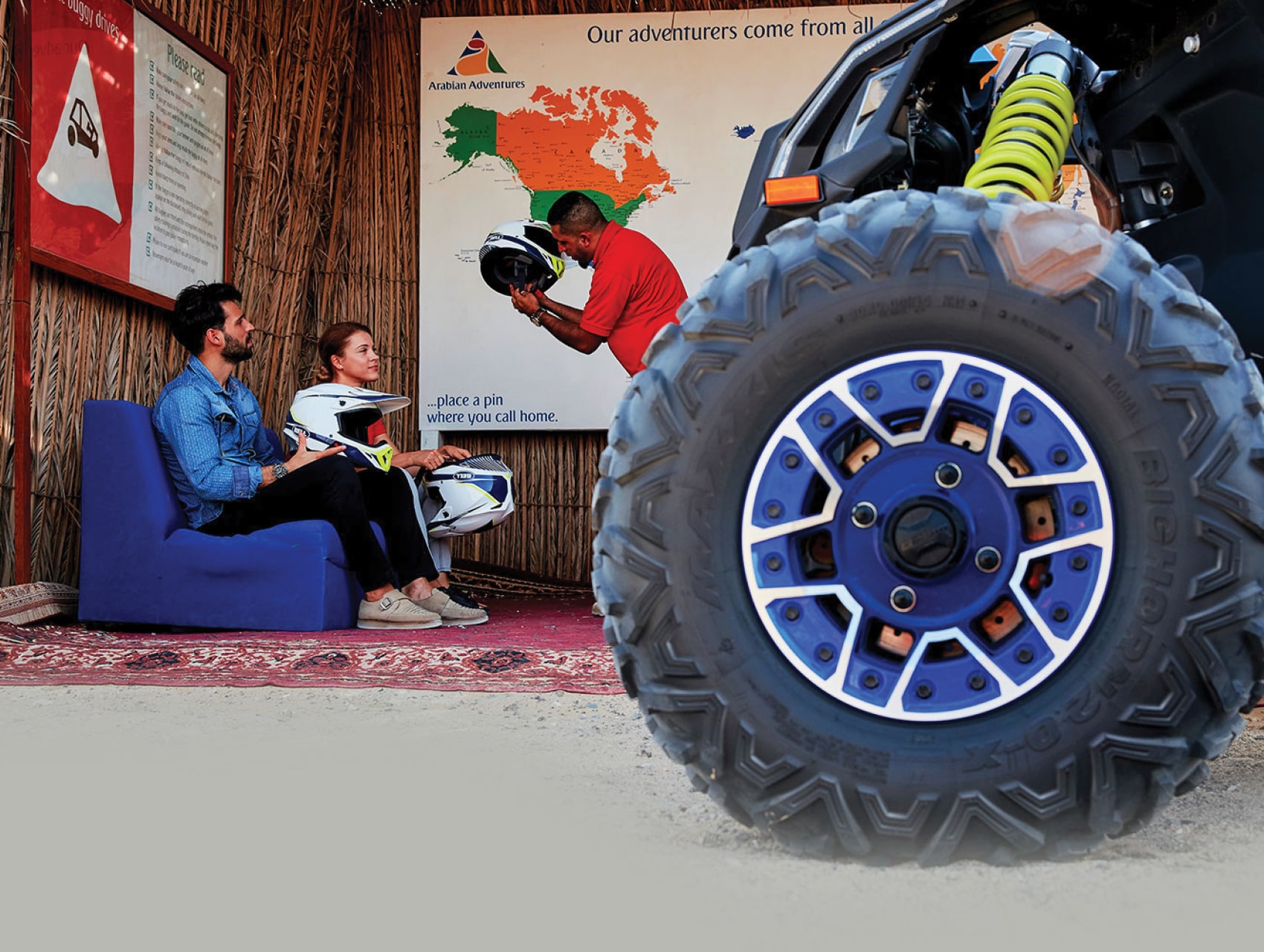 Let the dune buggy adventure begin with Arabian Adventures Let the dune buggy adventure begin with Arabian Adventures