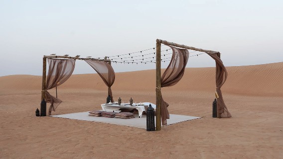 Evening desert safari in Dubai