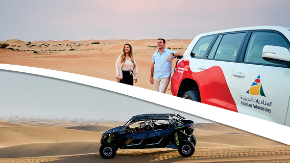 Evening desert safari in Dubai