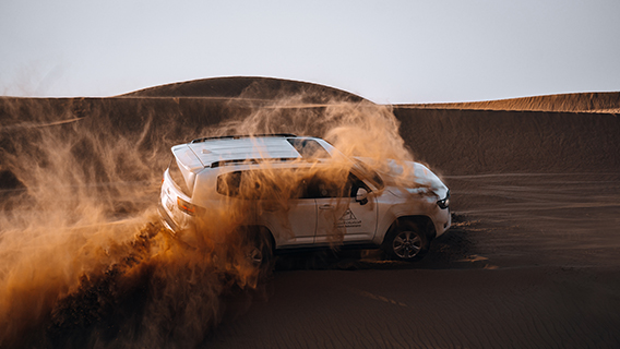 Evening desert safari in Dubai