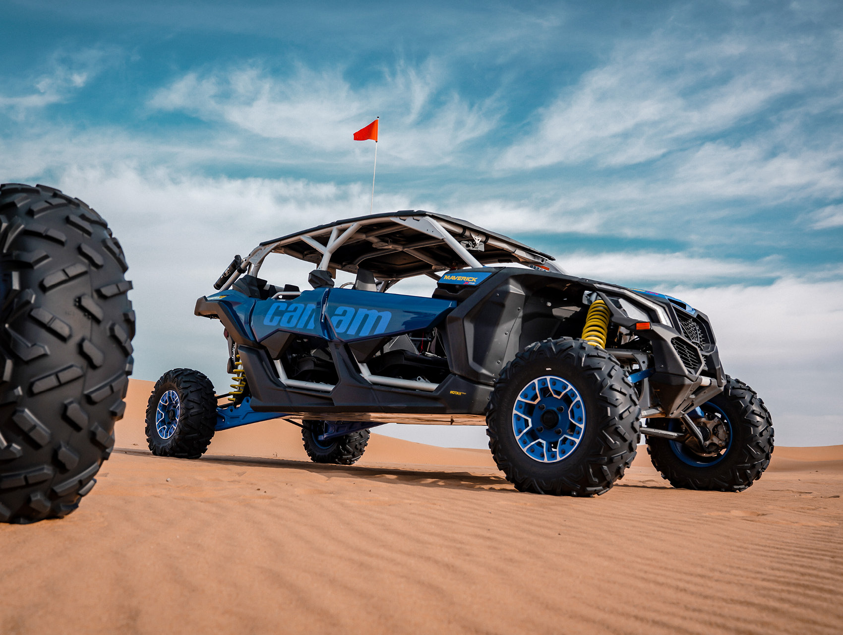Four-wheel fully automatic desert dune buggies
