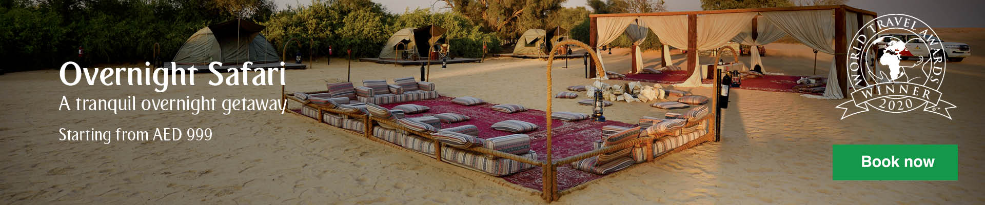 Overnight safari in Dubai Overnight safari in Dubai
