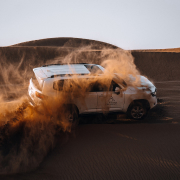 Evening Dune Drive in Dubai