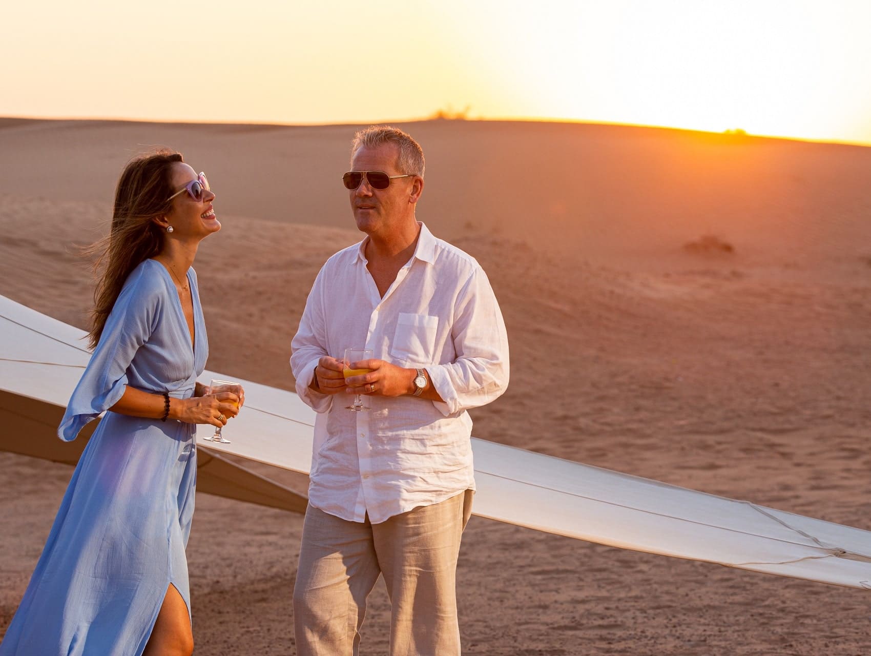 Watch the sunset from the comfort of your exclusive desert setting Watch the sunset from the comfort of your exclusive desert setting