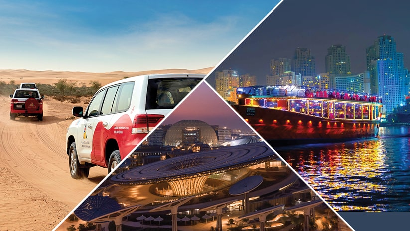 Experience Dubai via the city, sands and seas! Experience Dubai via the city, sands and seas!