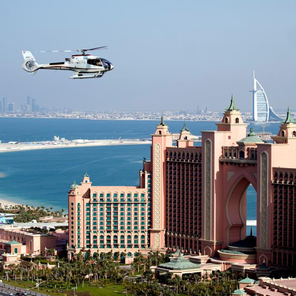 Helicopter rides dubai