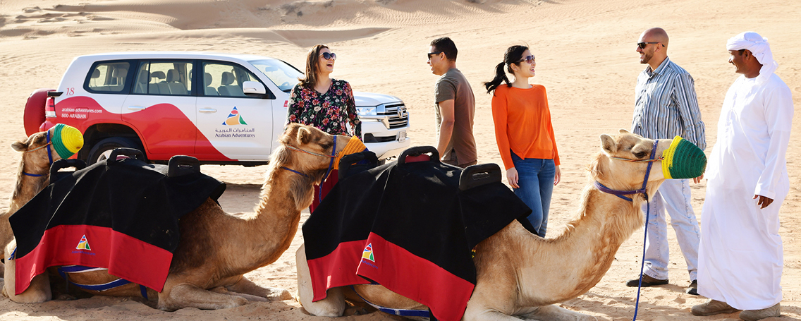 Morning Desert Safari with Camel Trekking in Dubai