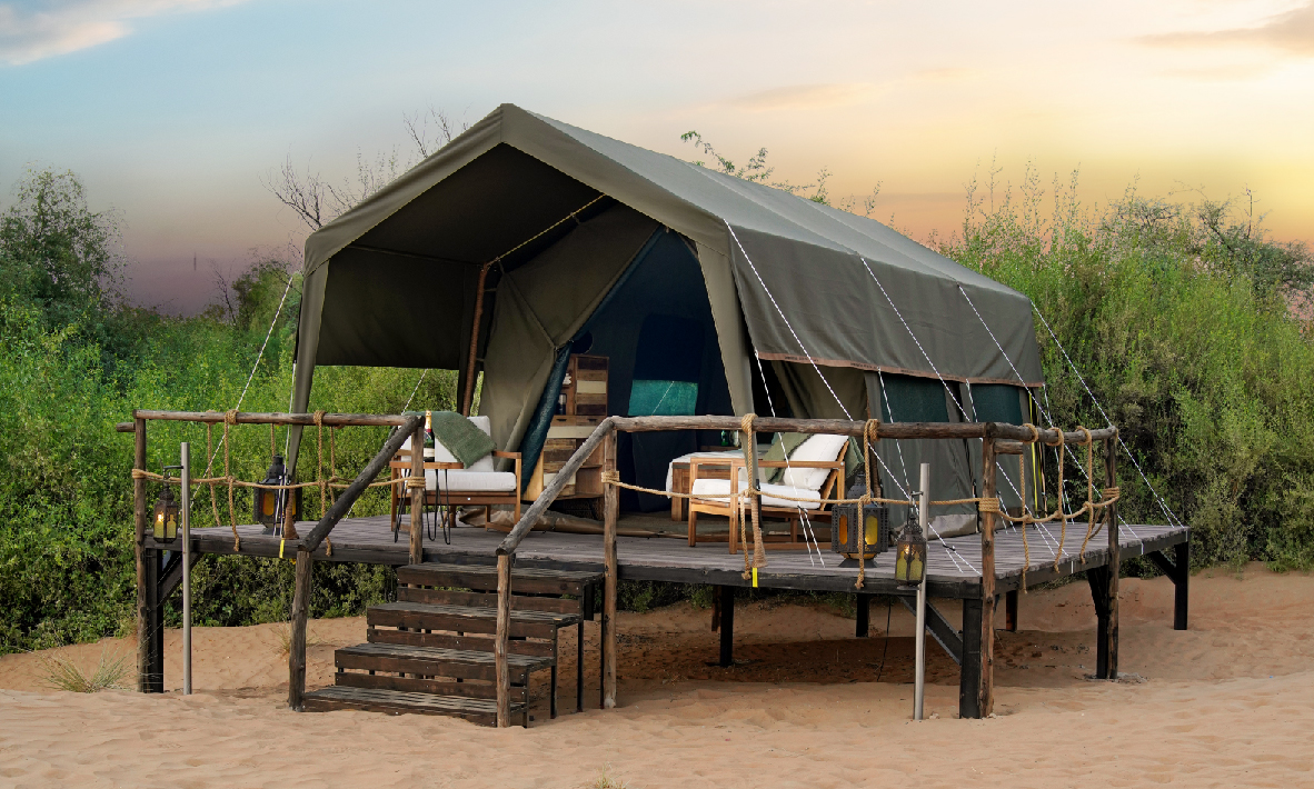 Overnight Safari Double Occupancy - Camp View - Private Vehicle, , large
