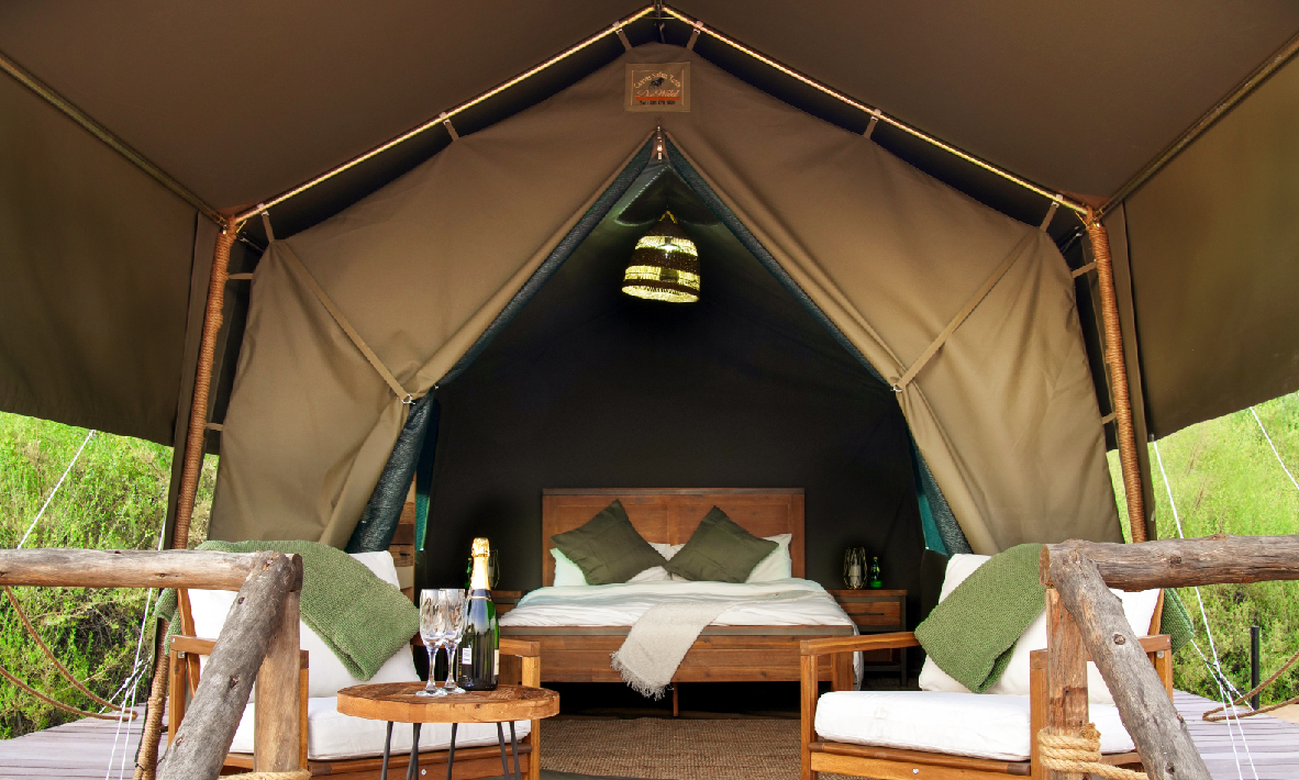 Overnight Safari Double Occupancy - Camp View - Private Vehicle, , large